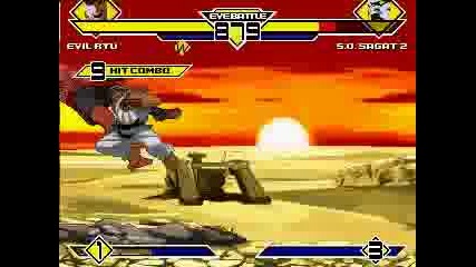 Mugen - Evil Ryu Vs Dark Sagat