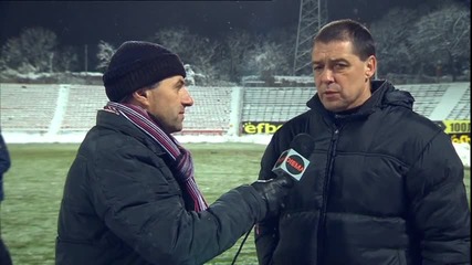 Петър Хубчев след победата с 1:0 над ЦСКА