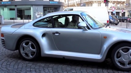 Porsche 959 По Улиците на Париж 2011
