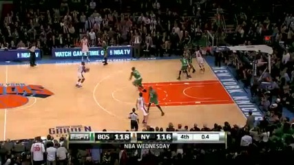 Boston Celtics vs New York Knicks 118 - 116 [15.12.2010]