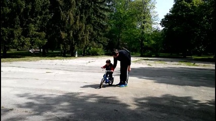 Първо каране на колело
