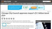Chicago City Council Approves $1.1 Billion Bond Plan