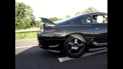 My supra bored in traffic on the M6 