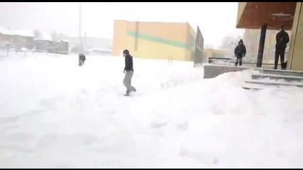 Barani in snow