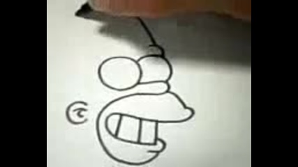 How to draw Homer Simpson 