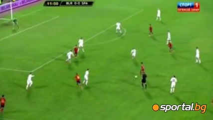 Беларус - Испания 0:4 / Хеттрик на Педро (12.10.2012)