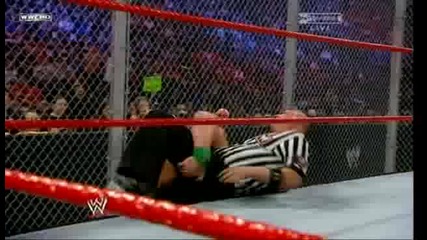 Randy Orton vs John Cena - Hell In A Cell 2009 ( Not Full ) 