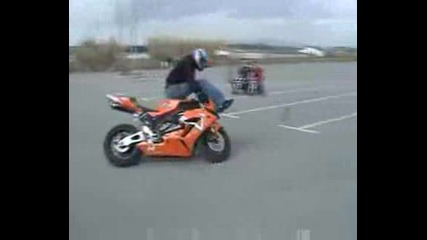 Extreme motorcycle tricks