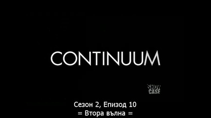 Continuum s02e10 + Bg Sub
