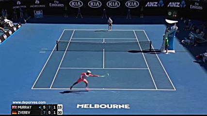 Mischa Zverev - Andy Murray 2017 Australian Open All points
