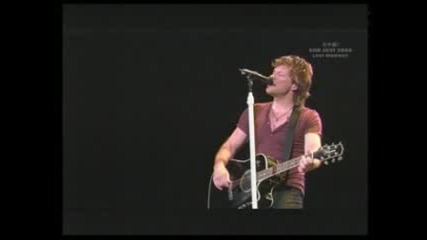 Bon Jovi Radio Saved My Life Tonight Live Tokyo Dome January 2008 