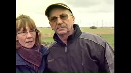 Ufo crash hits wind turbine