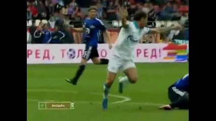 Руски Футболен Шампионат - Осми Кръг : Сатурн 0:1 Зенит 