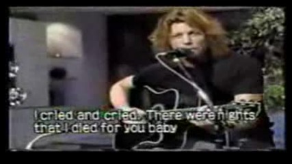 Jon Bon Jovi & Richie Sambora - This Aint A Love Song 