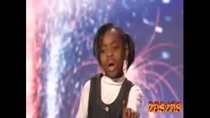 10 годишно момиче пее невероятно Natalie Okri - Britains Got Talent 2009