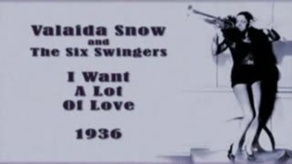 Valaida Snow and The Six Swingers - I Want A Lot Of Love (1936) 