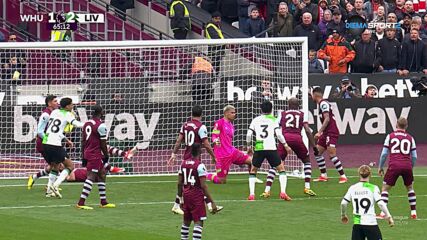 Liverpool with an Own Goal vs. West Ham United