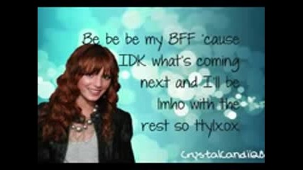 Bella Thorne- Ttylxox [lyrics on Screen]
