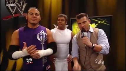 N X T, Episode 2: Justin Gabriel & Matt Hardy Interview / High Quality 