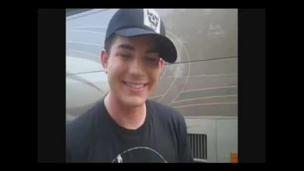 Adam lambert say Hey (so funny)