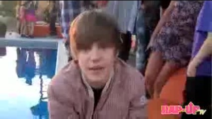 on set of sean kingston justin bieber eenie meenie