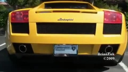 Lamborghini Gallardo Start and Accelerate 