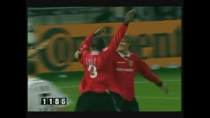 Andy Cole Dwight Yorke for Manchester United