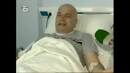 Btv новините - интервю със Слави Трифонов - разказва как е счупил крака си 
