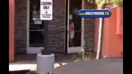 Ashley Tisdale goes To The Gym And Coffee Bean 