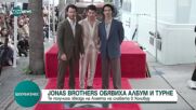 Jonas Brothers получиха звезда на Алеята на славата в Холивуд