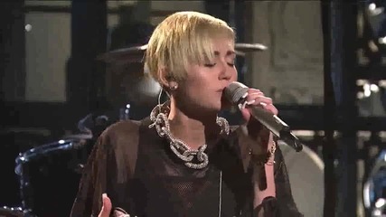 Miley Cyrus - Wrecking Ball (live On Snl)
