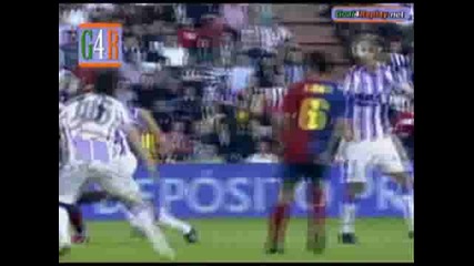 Real Valladolid - Barcelona 0 - 1 (0 - 1,  4 4 2009).flv