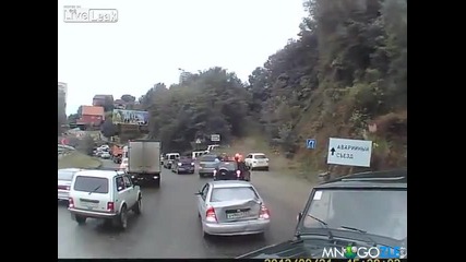 Упс! Отказаха спирачките !