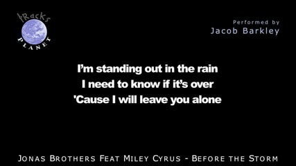 Jonas Brothers ft. Miley Cyrus - Before the storm - official instrumental + text 