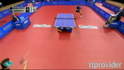 Тенис на маса: Vladimir Samsonov - Alexei Smirnov