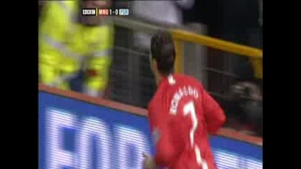 Ronaldo 1 - 0 - Man Utd V Portsmouth
