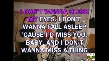 Aerosmith - I Dont Want To Miss A Thing - KARAOKE