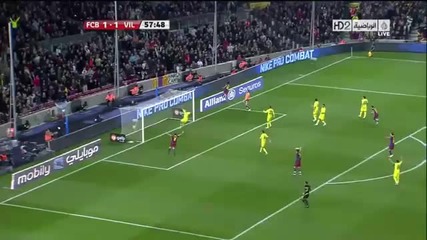 Fc Barcelona - Fc Villarreal 3 - 1 [ 13.11.2010 ] [ Hd ]