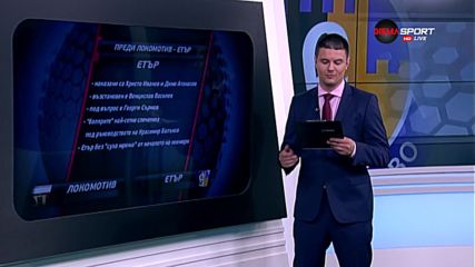 Преди Локомотив Пд - Етър