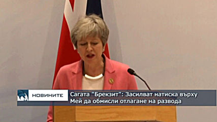 Сагата "Брекзит": Засилват натиска върху Тереза Мей да обмисли отлагане на развода