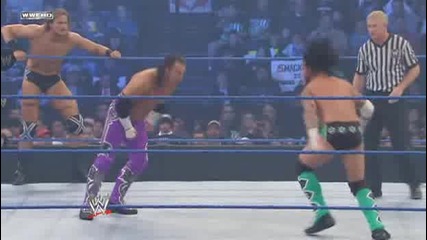Morrison, Matt Hardy & R - Truth vs Drew, Punk & Luke 2/2 | Smackdown 18/12/09 | 