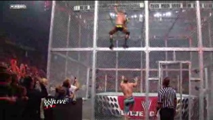 Raw John Cena vs. Randy Orton Chris Jericho & Big Show - Gauntlet Match