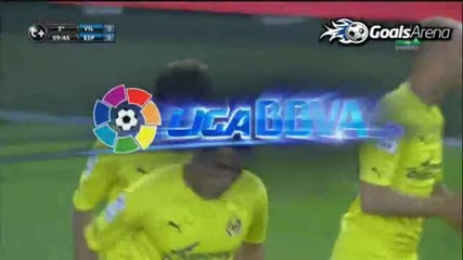 Villarreal 4 - 0 Espanyol Video Highlights 12 - 09 - 2010 Latest F 