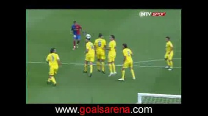 Barcelona Vs. Villarreal 3 - 1 Dani Alves Супер Гол 10.05.2009