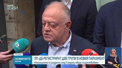 ПП-ДБ се разделя на две групи в новия парламент