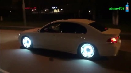 Sick Glow In The Dark Rims On Bmw 7 Series