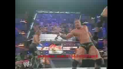 Batista Shawn Michaels Undertaker John Cena vs Randy Orton Edge Mr Kennedy Mvp Part 3