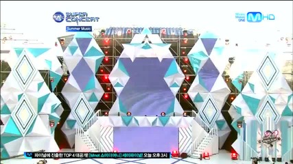 Hello Venus - Like A Wave @ Inkigayo (05.08.2012)