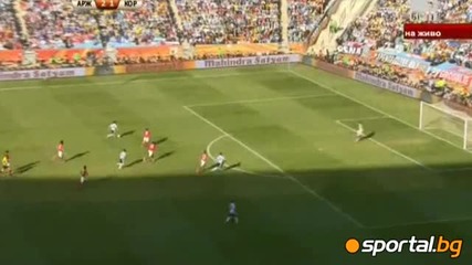 група B - Аржентина 4 - 1 Южна Корея (световно - 17.06.2010)
