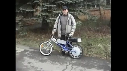 Руски електрически велосипед с минимален разход на енергия